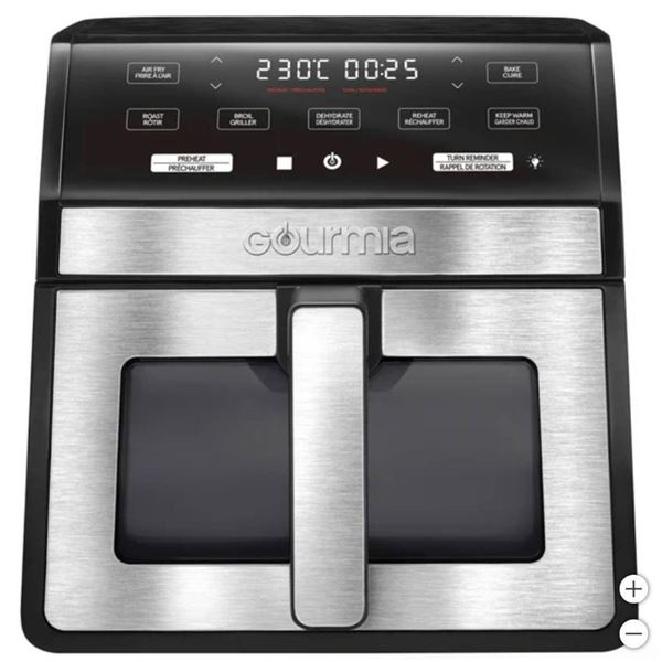 Gourmia 8-Quart Digital Air Fryer with Adjustable Temperature Control
