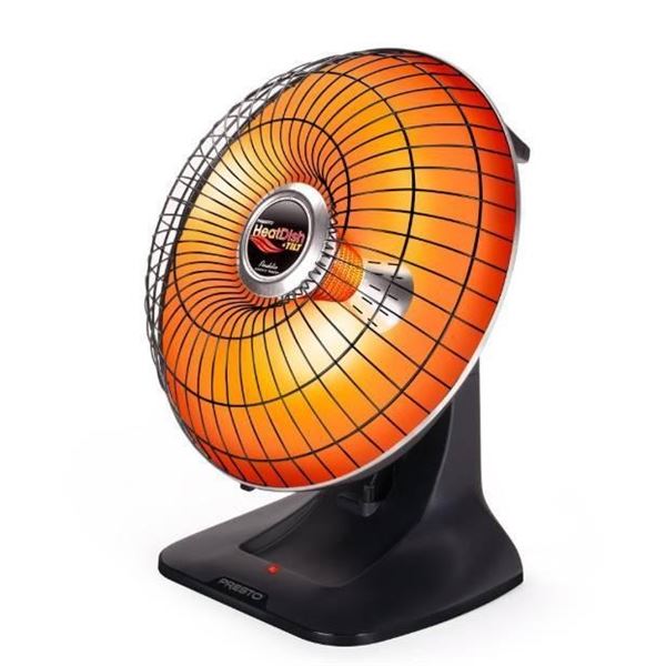 Presto HeatDish Plus Tilt Parabolic Electric Heater Model 07925