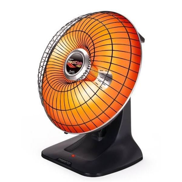 Presto HeatDish Plus Tilt Parabolic Electric Heater Model 07929