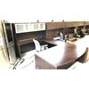 Image 2 : ESPRESSO 6' X 9' U SHAPED EXECUTIVE DESK