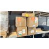 Image 1 : 3 BOXES OF NELSON BUBBLE LAMP MEDIUM LOTUS FLOOR STANDS AND BOXES OF PIER STORAGE SYSTEM COMPONENTS