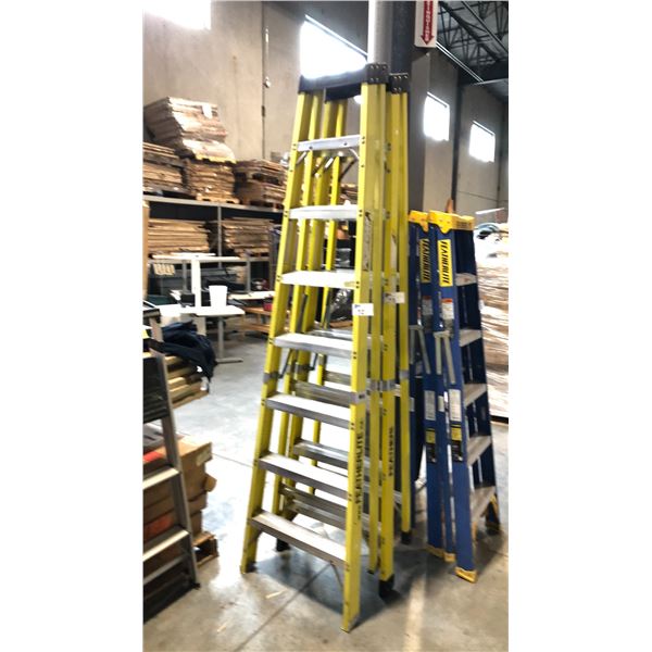 YELLOW FEATHERLITE 8' LADDER