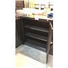 Image 2 : BLACK ULINE COUNTER HEIGHT METAL STORAGE D18" X W36" X H42"