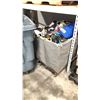 Image 2 : BIN OF BOWLING BALLS, SHOES AND MORE - BIN NOT INCLUDED