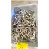 Image 2 : BIN OF STAINLESS STEEL DOUBLE HINGE PIN CLAMPS