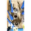 Image 2 : 3 STAINLESS STEEL 1.5" BUTTERFLY VALVES