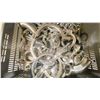 Image 2 : BASKET OF ASSORTED STAINLESS STEEL DOUBLE HINGE PIN CLAMPS & BREWERY HARDWARE