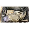 Image 2 : BIN OF ASSORTED STAINLESS STEEL COMMERCIAL BREWERY PARTS, HYDROMETER, HOSE & FILTERS