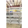 Image 2 : PAIR OF METAL 5 SHELF COMMERCIAL SHELVING UNITS