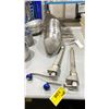 Image 1 : 2 EDLUND COMMERCIAL CAN OPENERS *MISSING BASES* & LARGE STACK OF COMMERCIAL RESTAURANT METAL