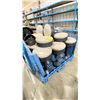 Image 2 : PALLET CRATE OF BLACK METAL & TAN COMMERCIAL STOOLS *PALLET CRATE NOT INCLUDED*