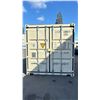 Image 2 : BEIGE 20' 67,200 MAX CAPACITY INDUSTRIAL TRANSPORT CONTAINER WITH DUAL SWING REAR DOORS &