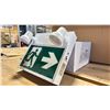 Image 2 : 2 CASES OF SAFETY EXIT LIGHTS, 5 PCS PER CASE MODEL NUMBER 7TBA133920R0002