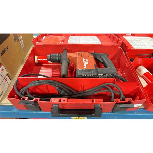 HILTI TE15 HAMMER DRILL WITH STORAGE CASE