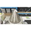 Image 1 : CONE STYLE 22" DIAMETER STAINLESS STEEL COMMERCIAL FILLING HOPPER