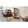 Image 2 : 2008 VER-MAC 548RS, LIGHT TRAILER, ORANGE, VIN 2S9US21118S132166
