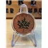 Image 1 : Lot 2-1) 2x1/2 oz Canadian Maple leaf copper