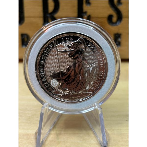 Lot 10-1) 1 oz Britannia 2023 silver