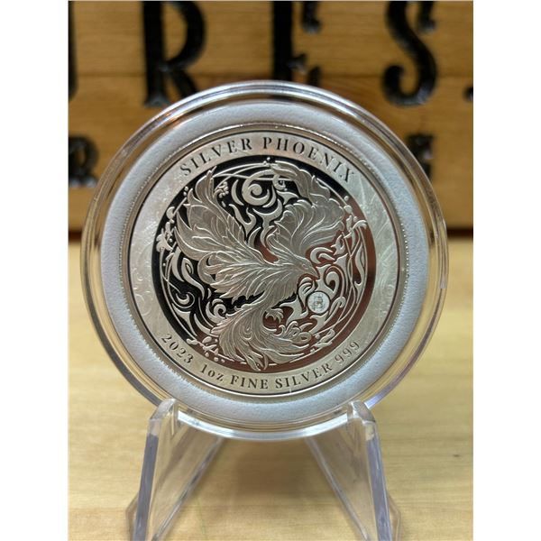 Lot 12-1) 1 oz 2$ Silver Niue Phoenix coin