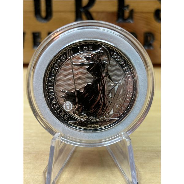 Lot 14-1) 1 oz Britannia 2023 silver