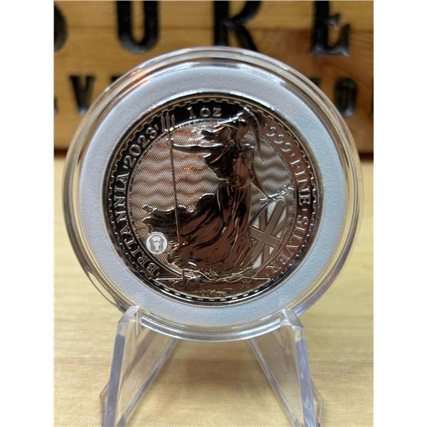 Lot 18-1) 1 oz Britannia 2023 silver
