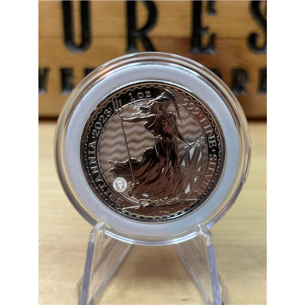 Lot 27-1) 1 oz Britannia 2023 silver