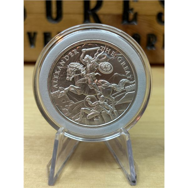 Lot 29-1) 1 oz  Aleksander the Great Legendary Warriors silver