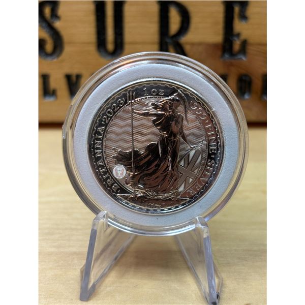 Lot 36-1) 1 oz Britannia 2023 silver