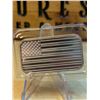 Lot 22-1) 1 oz American flag Silver bar