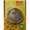 Lot 29-1) 1 oz Diwali 2020 TD Bank silver round