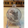 Lot 48-1) 1 oz Zi:Sin Lepus silver coin