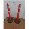 Image 1 : *(2) Delineator Post with Base