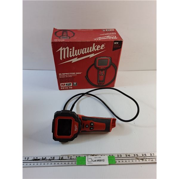Milwaukee M Spector 360 Rotating Inspection Scope