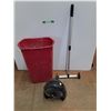 Image 1 : Plastic Bin, Honeywell Heater and Magnetic Floor Sweeper