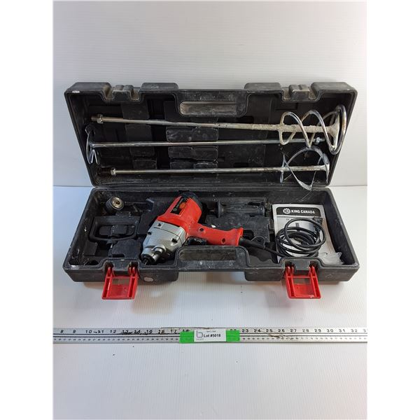 King Canada 1/2" Drill & Mixing Kit