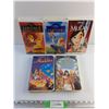 Image 1 : (5) Various Walt Disney Movies - Aladdin, The Lion King and Mulan