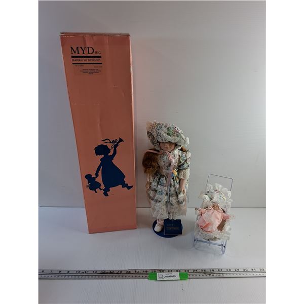 Marian Yu Design Dolls and Baby Doll Stroller