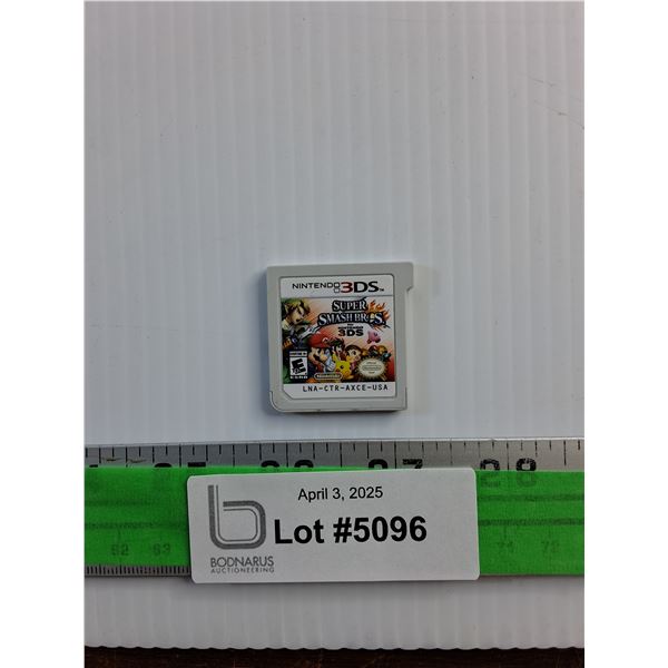 Nintendo 3DS Super Smash Bros Cartridge Game