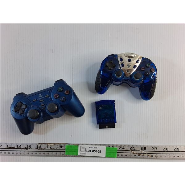 (2) Wireless Sony Playstation Controllers