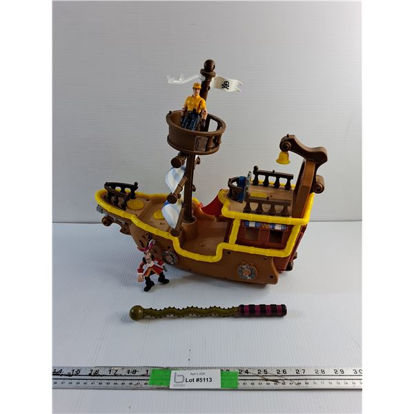 Magic Stick, Pirate Boat Toy and Figurines