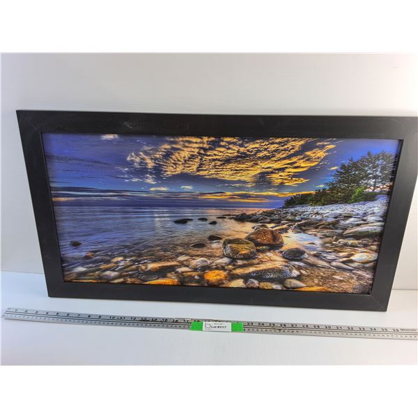 Framed Ocean View Art Print