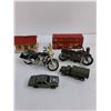 Image 2 : (6) Child's Miniature Toys (Building, Vehicles)