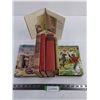 Image 1 : 6) Vintage Books & a Greeting Cards in Holder