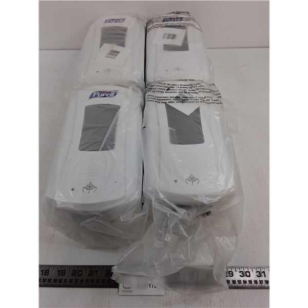 (4) Purell Mountable Dispensers - Empty