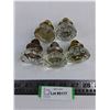 Image 1 : (5) Vintage Glass Door Handles