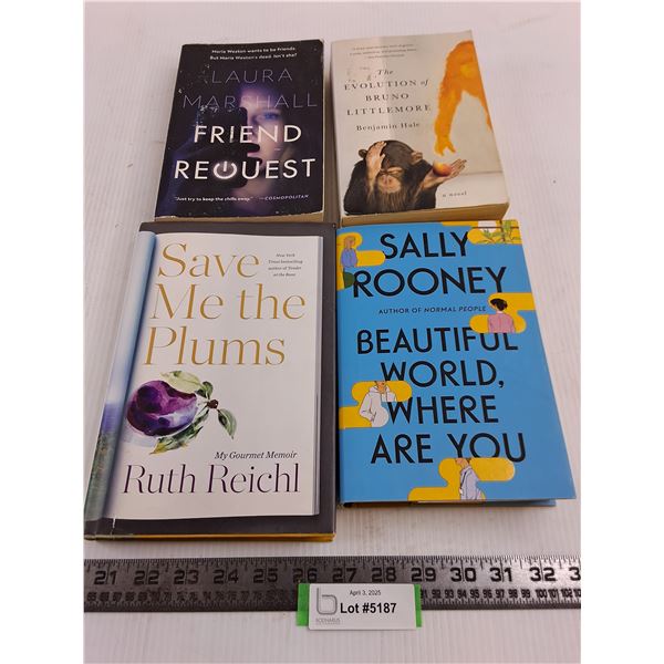 (4) Books (Friend Request, Save Me the Plums)