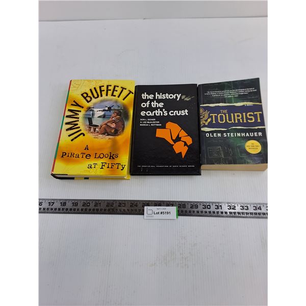 (3) Books (Jimmy Buffet, The Tourist)