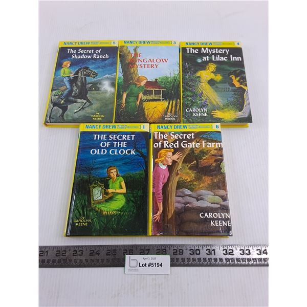 (5) Nancy Drew Novels