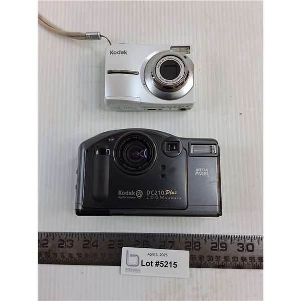 (2) Kodak Digital Cameras (DC210 & Easy Share C613) - Untested