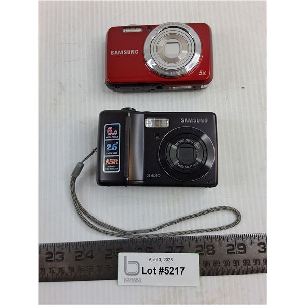 (2) Samsung Digital Cameras (ES80 & S630) - Untested